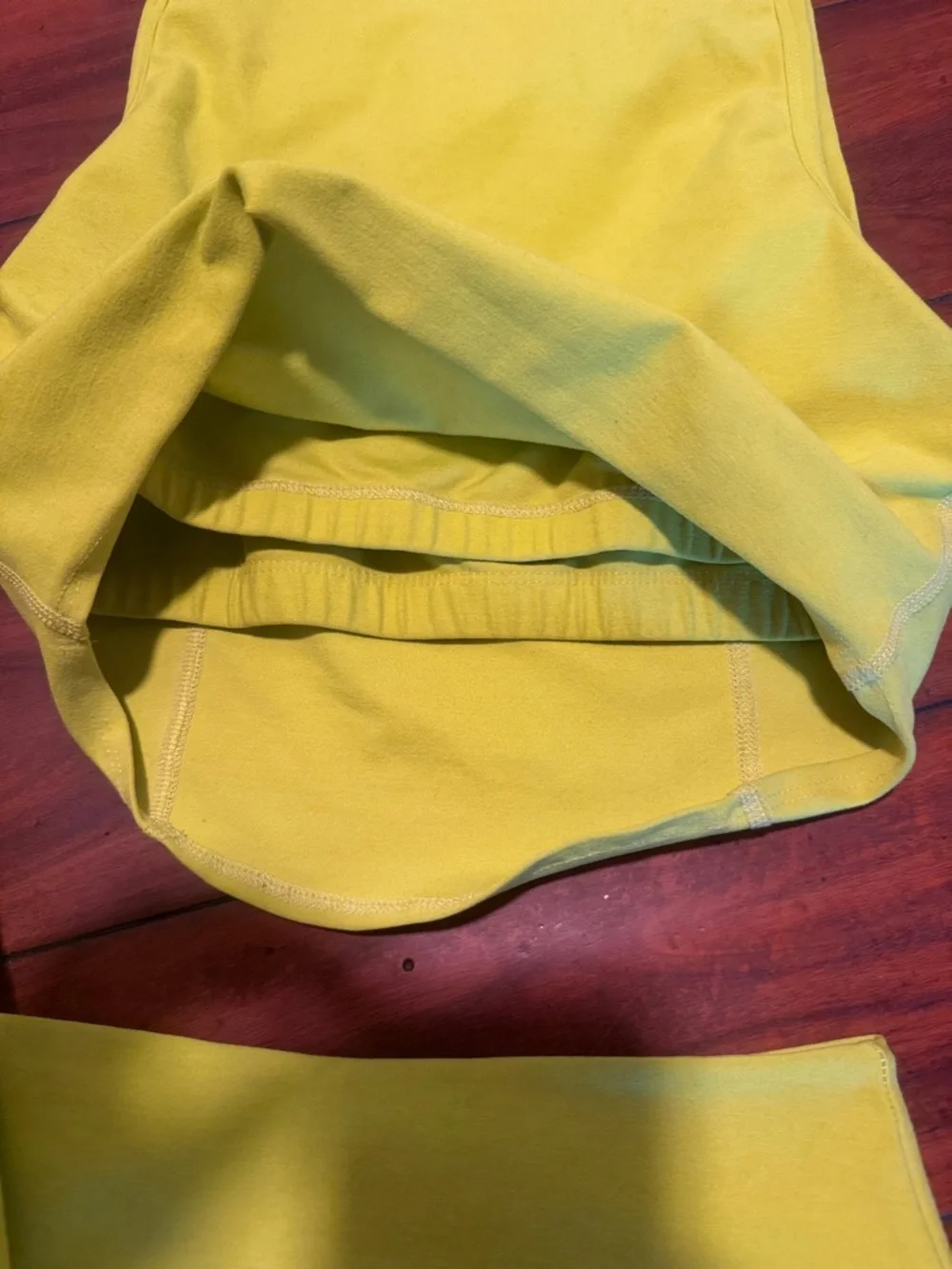 Beyond Yoga set,  Neon Yellow Scoop Neck Tank and leggings - Picture 5 of 9